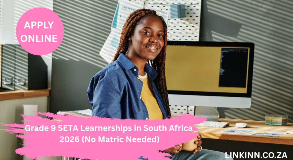 Grade 9 SETA Learnerships in South Africa 2026