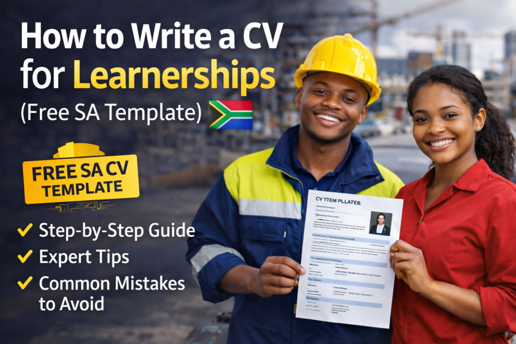 How to Write a CV for Learnerships (Free SA Template) 2026