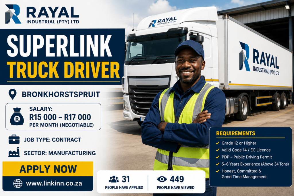 Superlink Truck Driver Opportunity