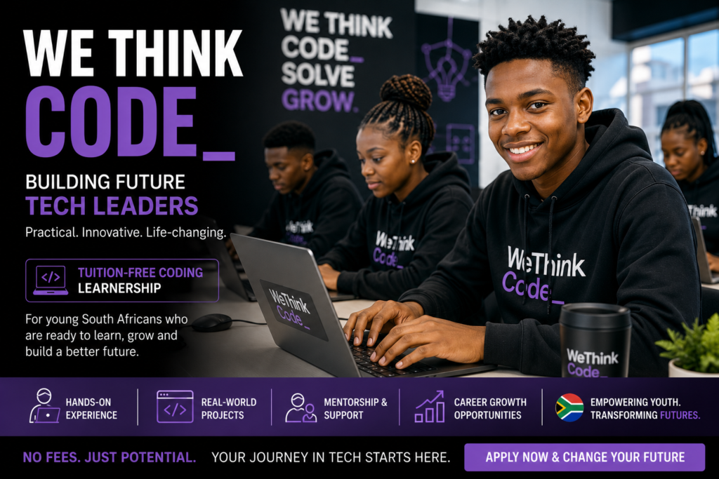 WeThinkCode_ Coding Learnership 2026 Opens 