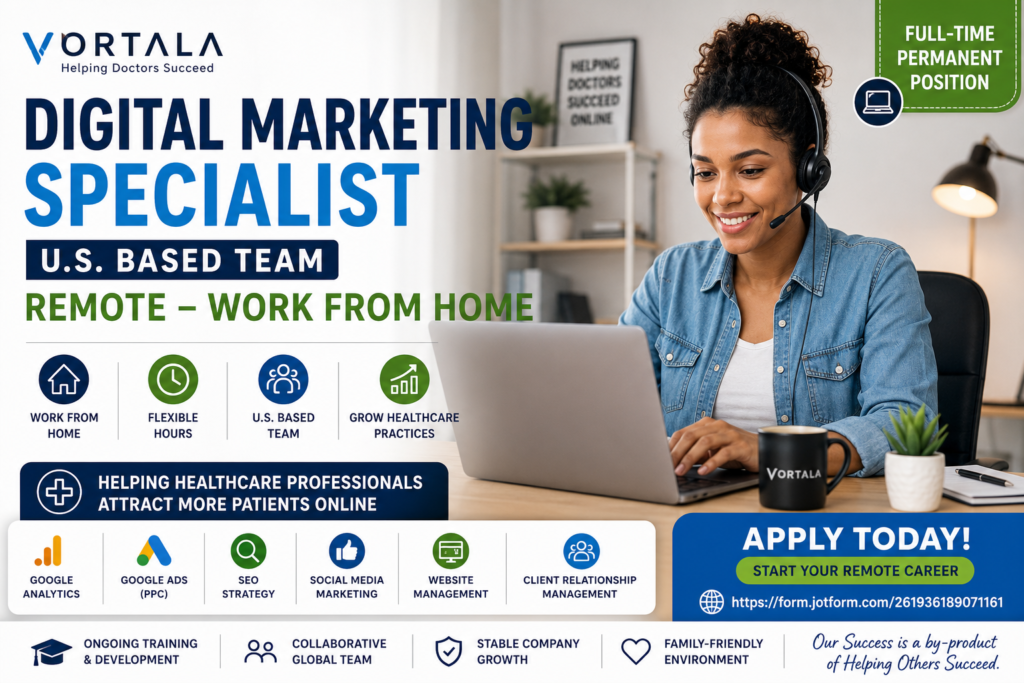 Digital Marketing Specialist Remote Job 2026