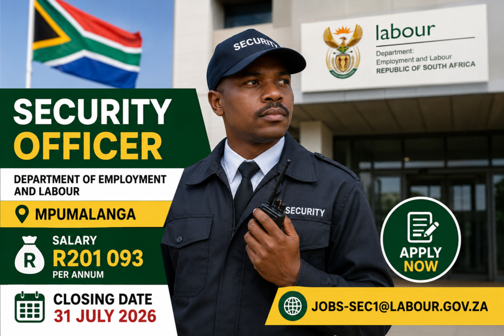 Department of Employment and Labour Security Officer