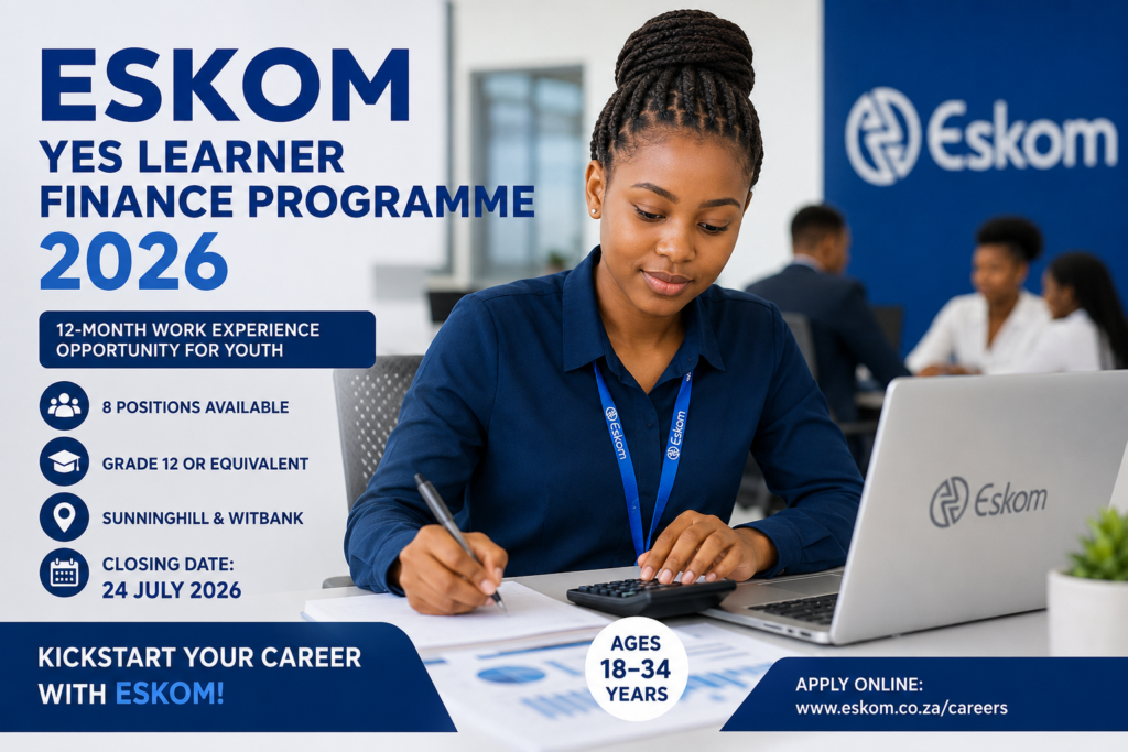 Eskom YES Learner Finance Programme 2026 