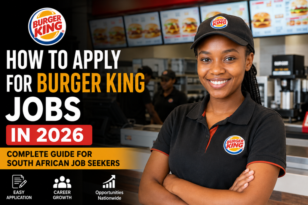 How to Apply for Burger King Jobs in South Africa in 2026