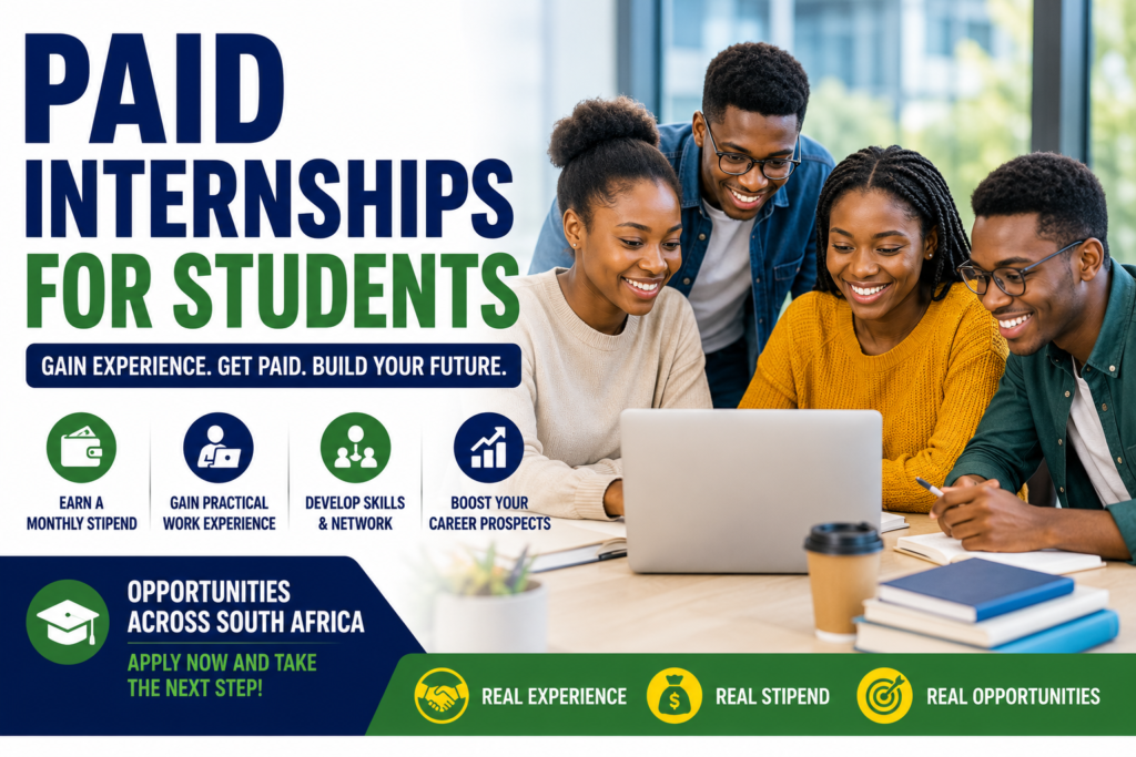 Paid Internships for Students in South Africa 2026