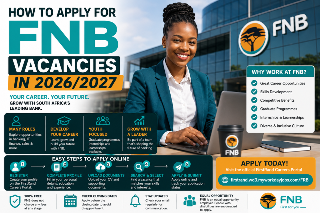 How to Apply for FNB Vacancies in 2026/2027