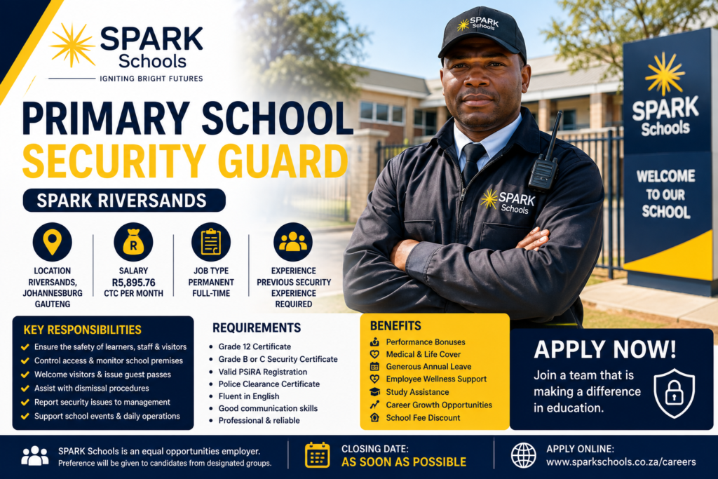SPARK Schools Primary School Security Guard Vacancy 2026