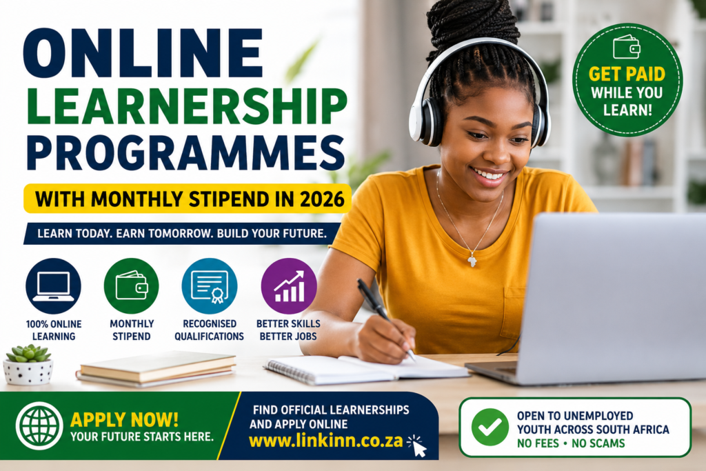 Online Learnership Programmes With Monthly Stipends