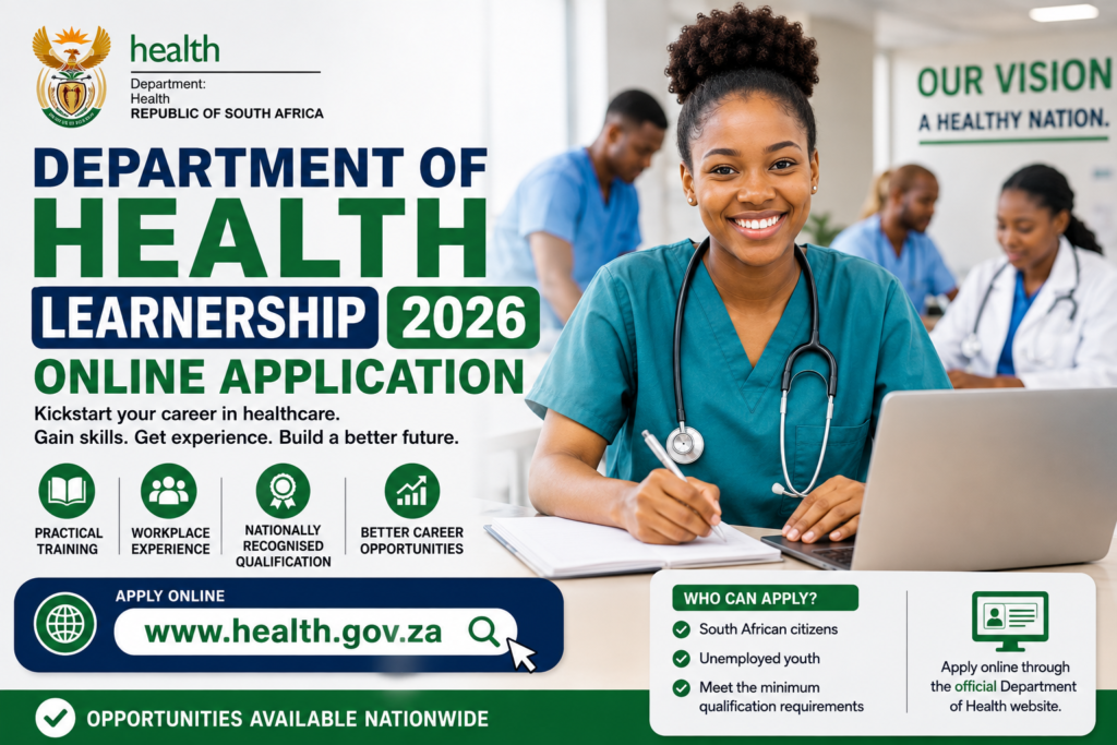 Department of Health Learnership 2026 