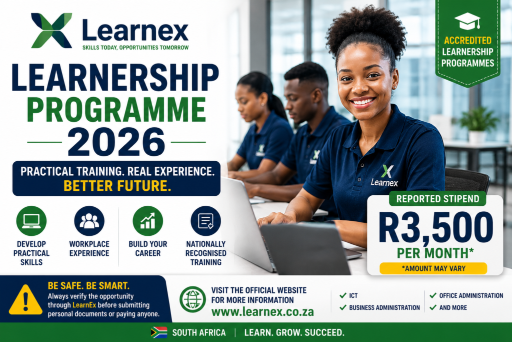 Learnex Learnership Programme 2026