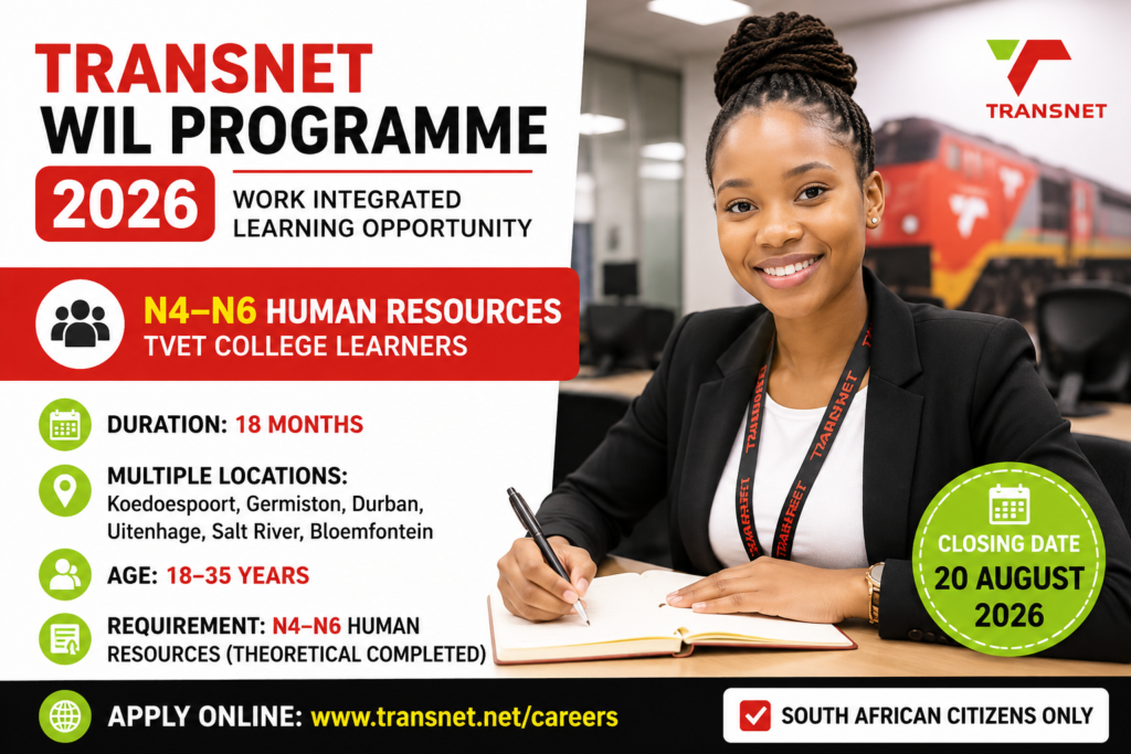 Transnet WIL Programme 2026