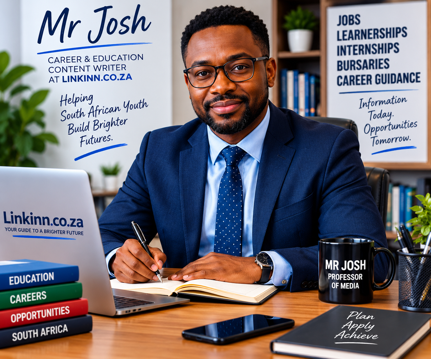 Mr Josh – career and education content writer at Linkinn.co.za
