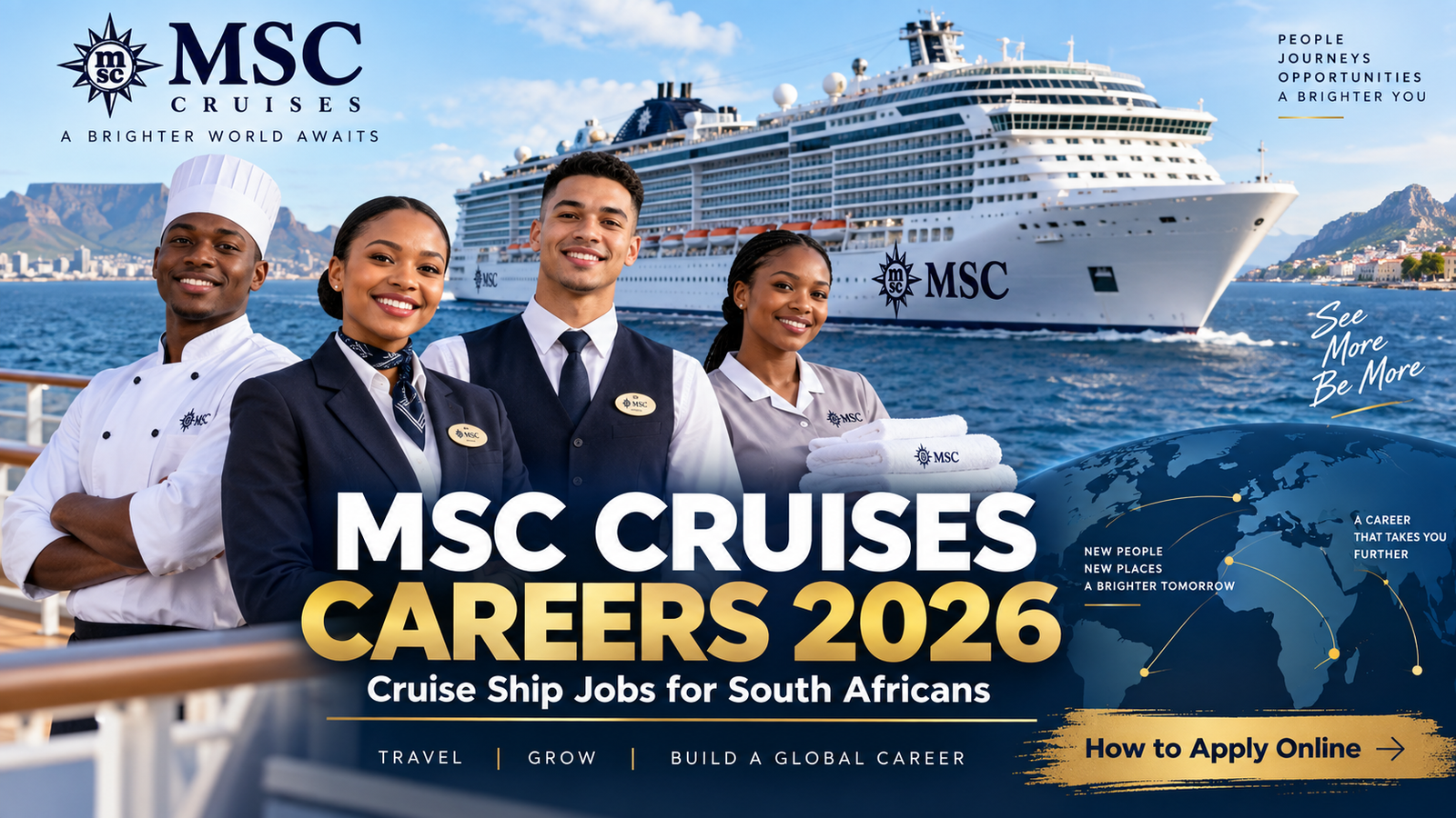 MSC Cruises Careers 2026 for South Africans