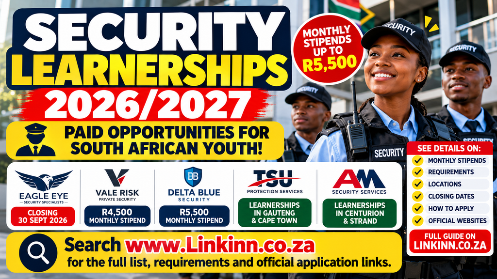 Security Learnerships 2026/2027